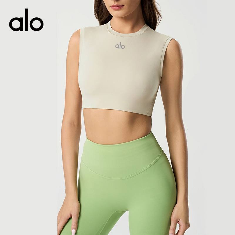 Alo canotta yoga verde salvia chiaro