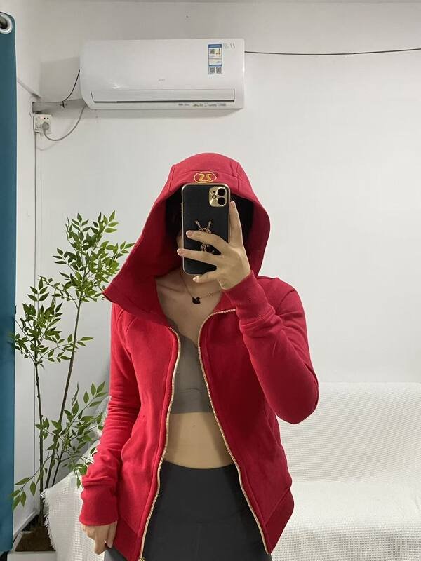 Lululemon jacket lounge red yoga
