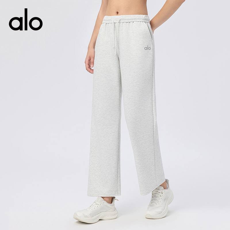 Alo men s bottoms lounge brown and pale yellow yoga