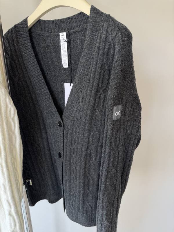 Alo Jacket Alo Cable Knit Winter Bliss Cardigan yoga