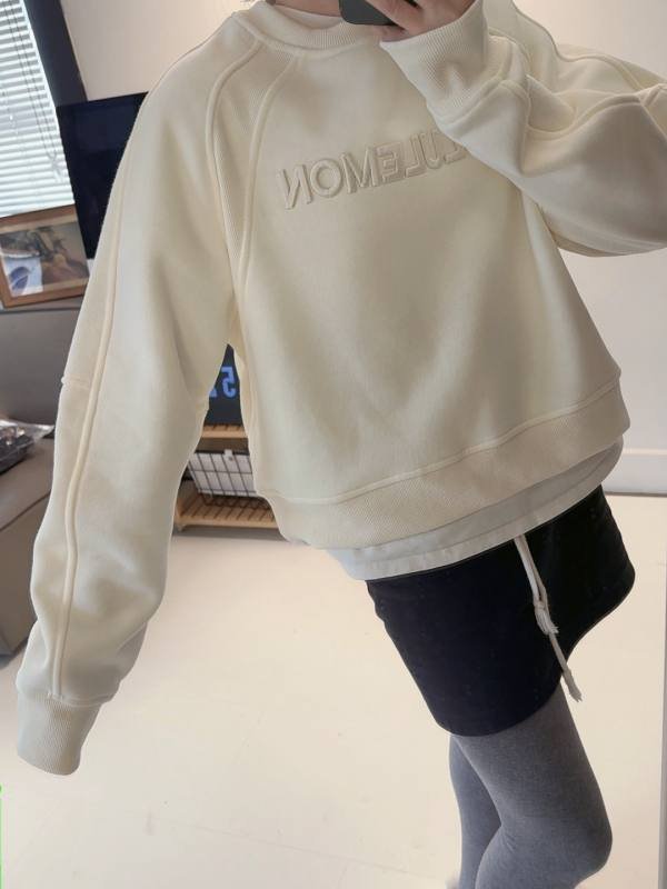 Lululemon Accolade long sleeve lounge ivory white