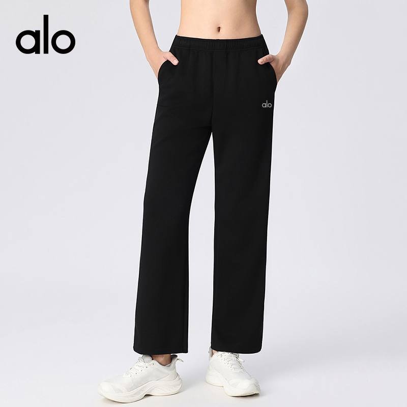 Alo men s bottoms lounge brown and pale yellow yoga
