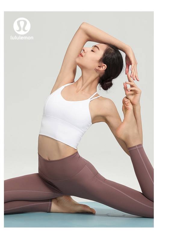 Lululemon tanque yoga azul