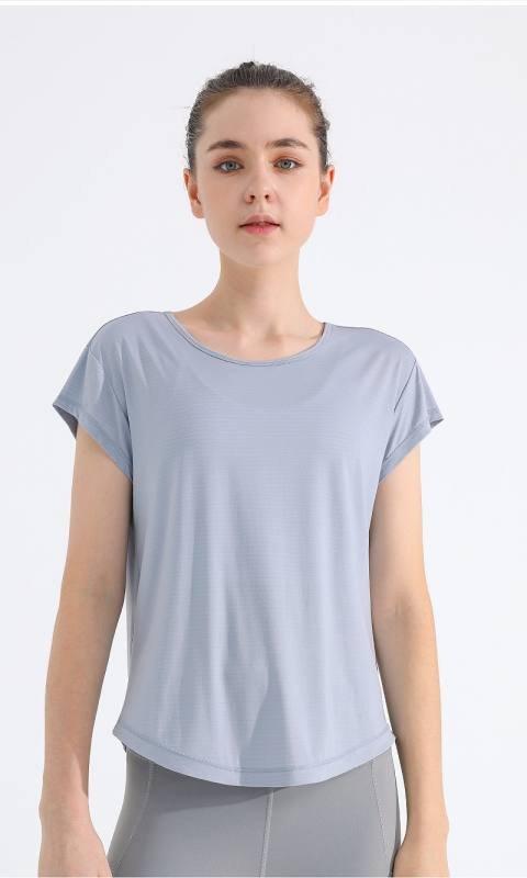 Camiseta Lululemon todos los días azul claro
