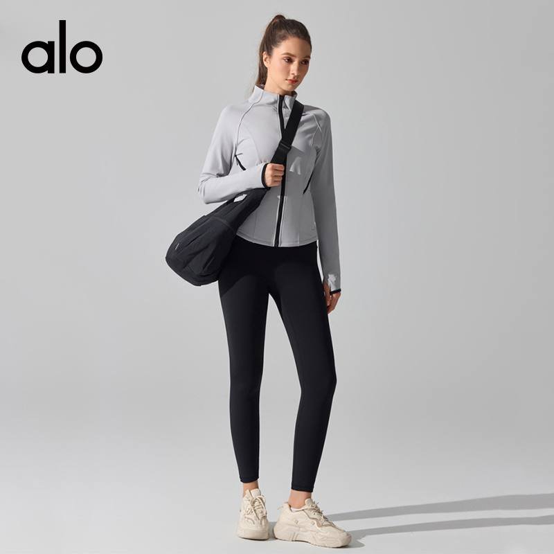 Alo jacket everyday light gray yoga