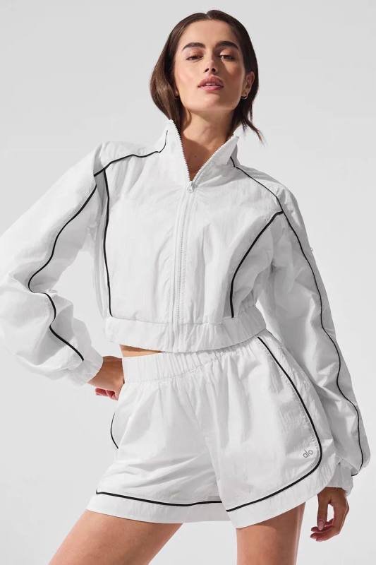 Alo set everyday white and black yoga | SLANTH YOGA SPORTS