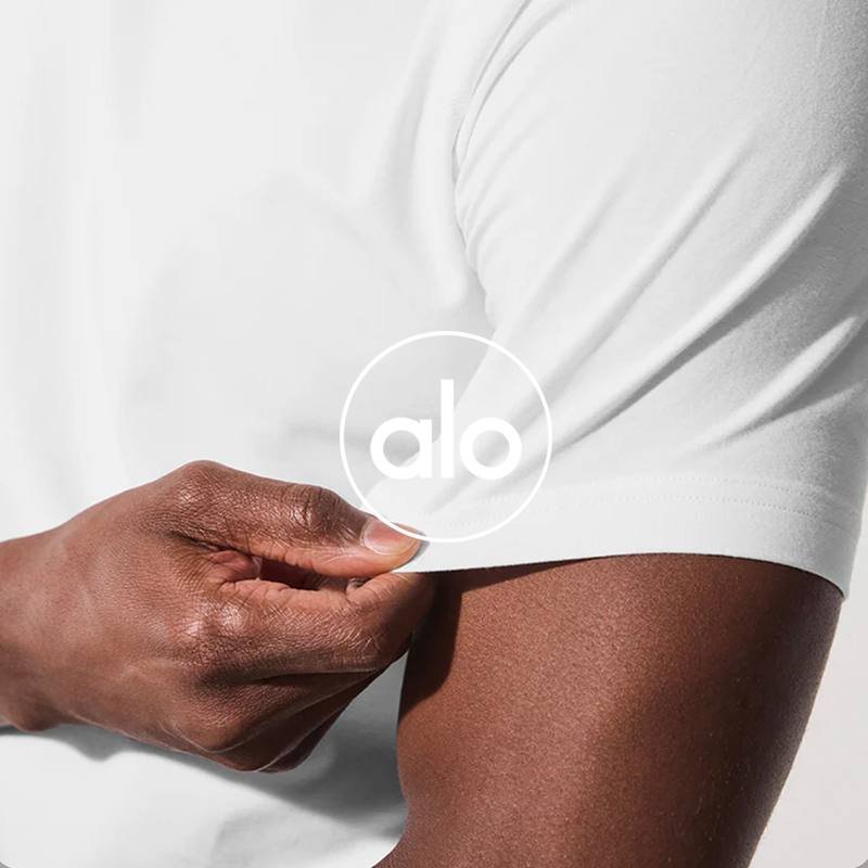 Alo Camisetas para hombre alo yoga Hombres Camisetas para hombres