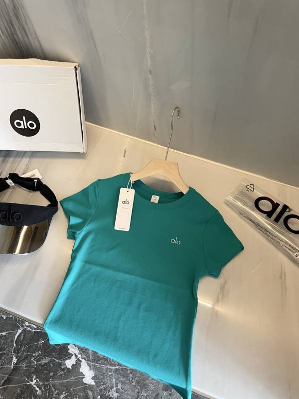 Alo t-shirt everyday white and light pink