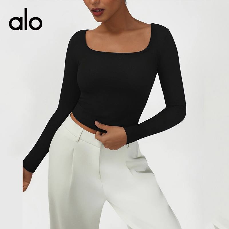 Alo long sleeve everyday light pink yoga