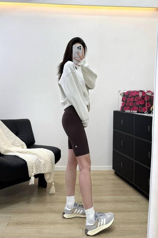 Pantaloncini Lulu Caffè espresso Il colore del caffè scuro è molto snellente