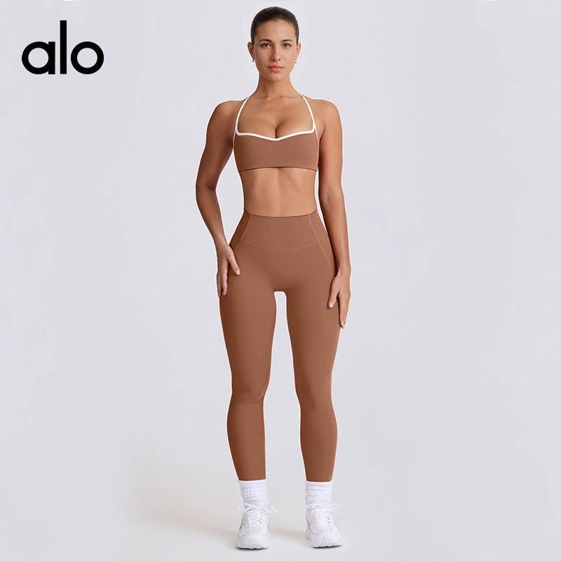 Alo sports bra training turquoise yoga