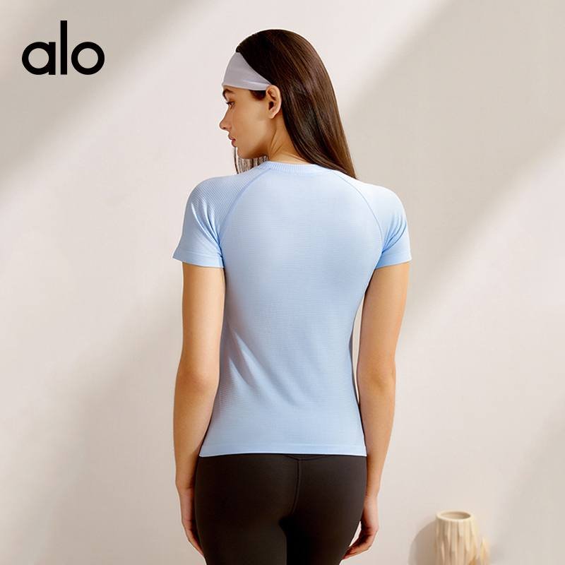 Camiseta Alo studio azul claro