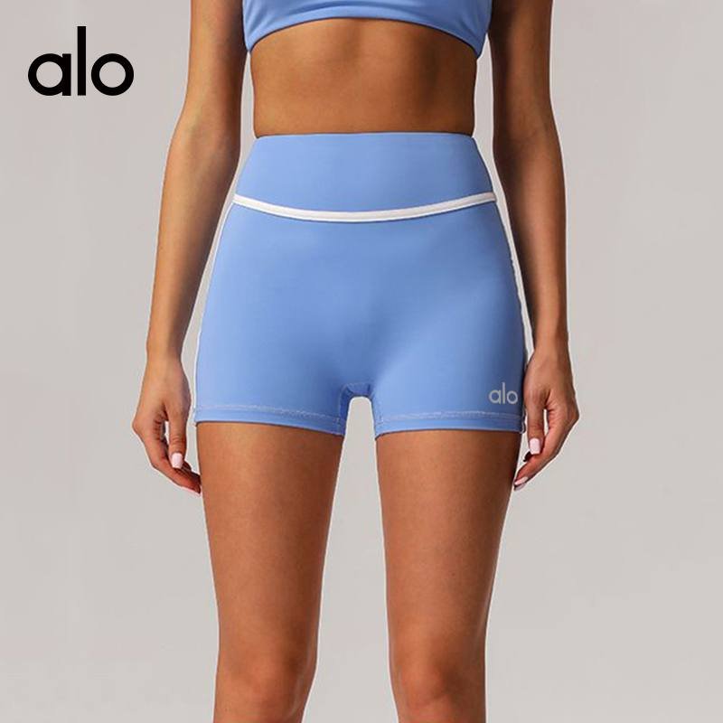 Alo shorts training navy blue yoga