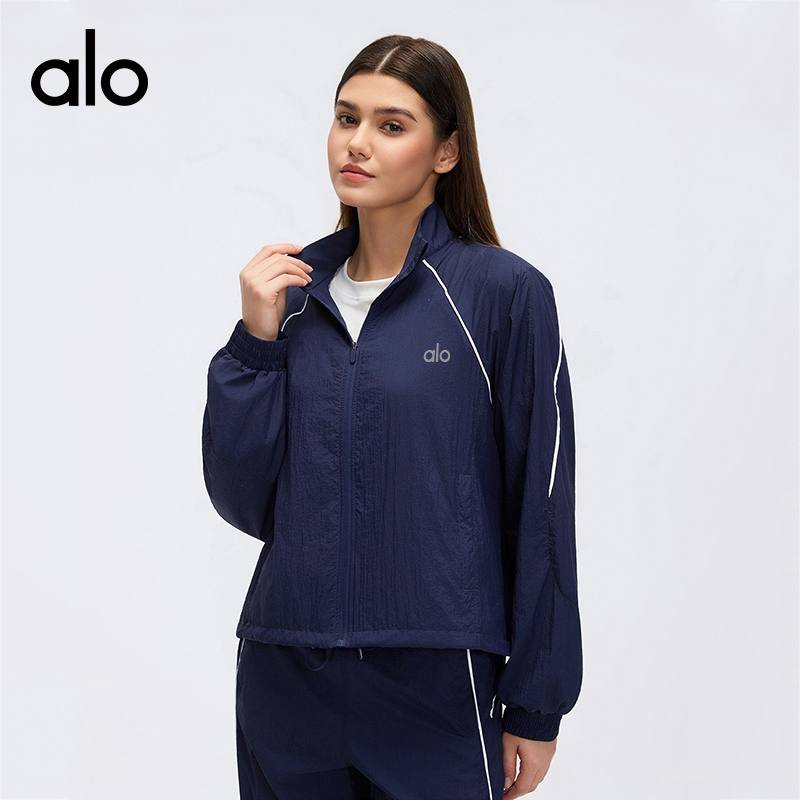 Alo jacket everyday lavender white yoga