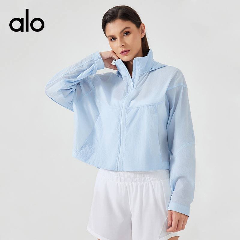 Alo jacket everyday light blue