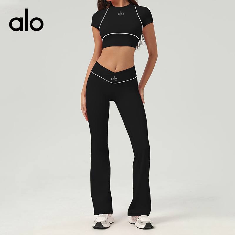 Alo leggings yoga pink