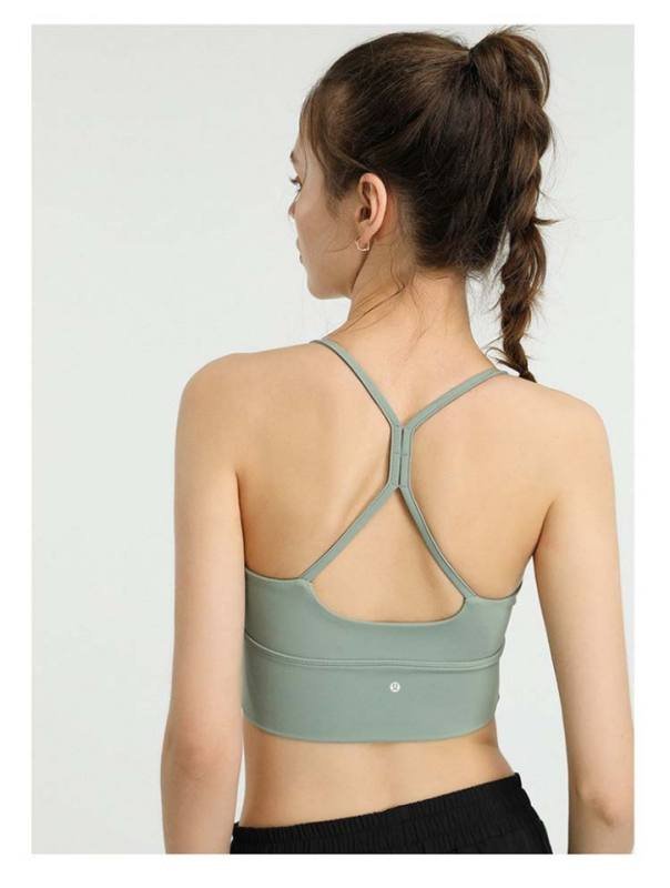 Lululemon soutien-gorge de sport yoga vert sauge