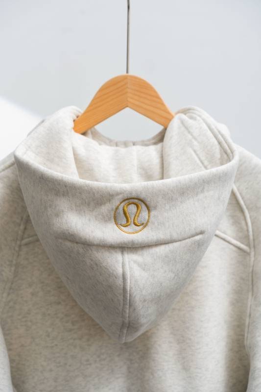 Lululemon Scuba jacket lounge light heathered gray yoga