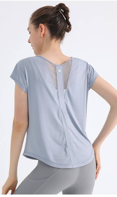 Camiseta Lululemon todos los días azul claro