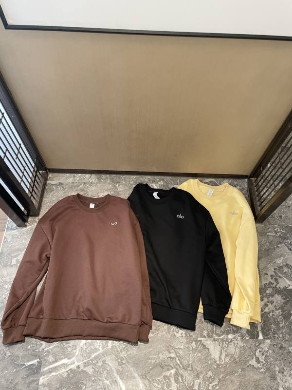 Alo long sleeve lounge yellow yoga