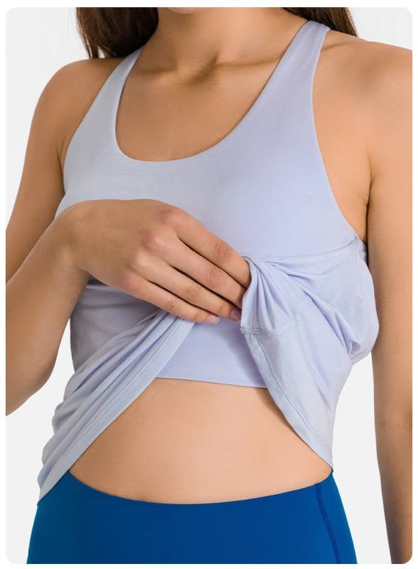Lululemon tanque yoga amarillo claro