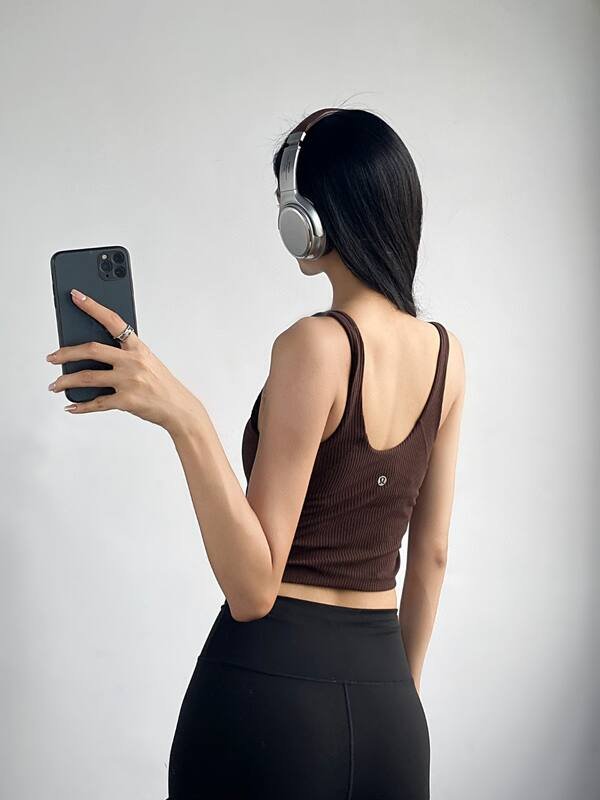 Lululemon Align tank yoga brown
