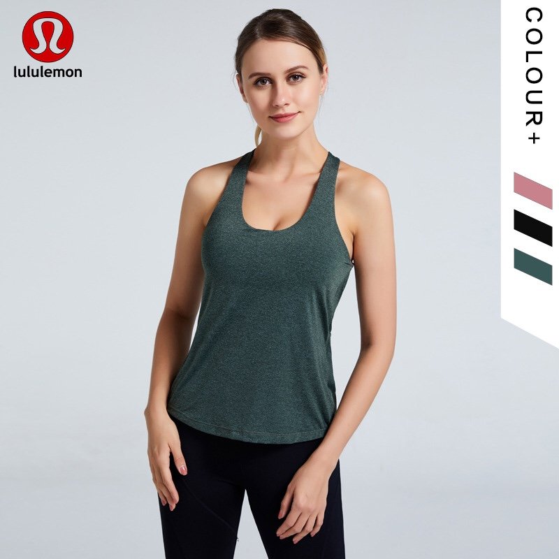 Lululemon tanque yoga negro