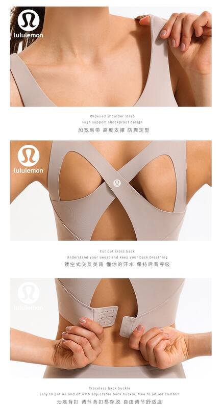 Lululemon sports bra yoga pink