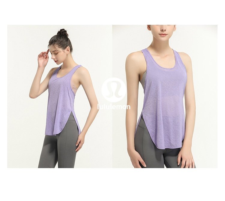 Lululemon tanque yoga negro