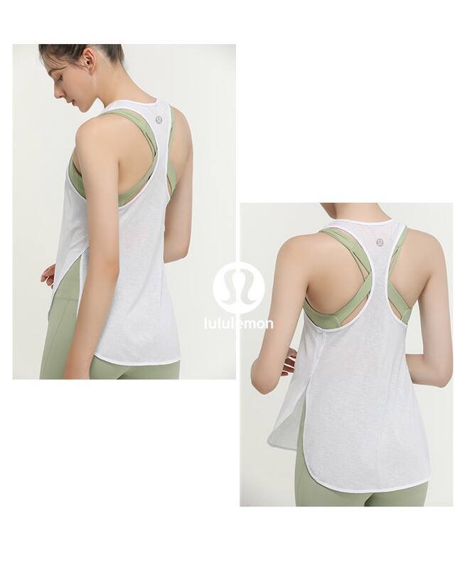 Lululemon tanque yoga negro