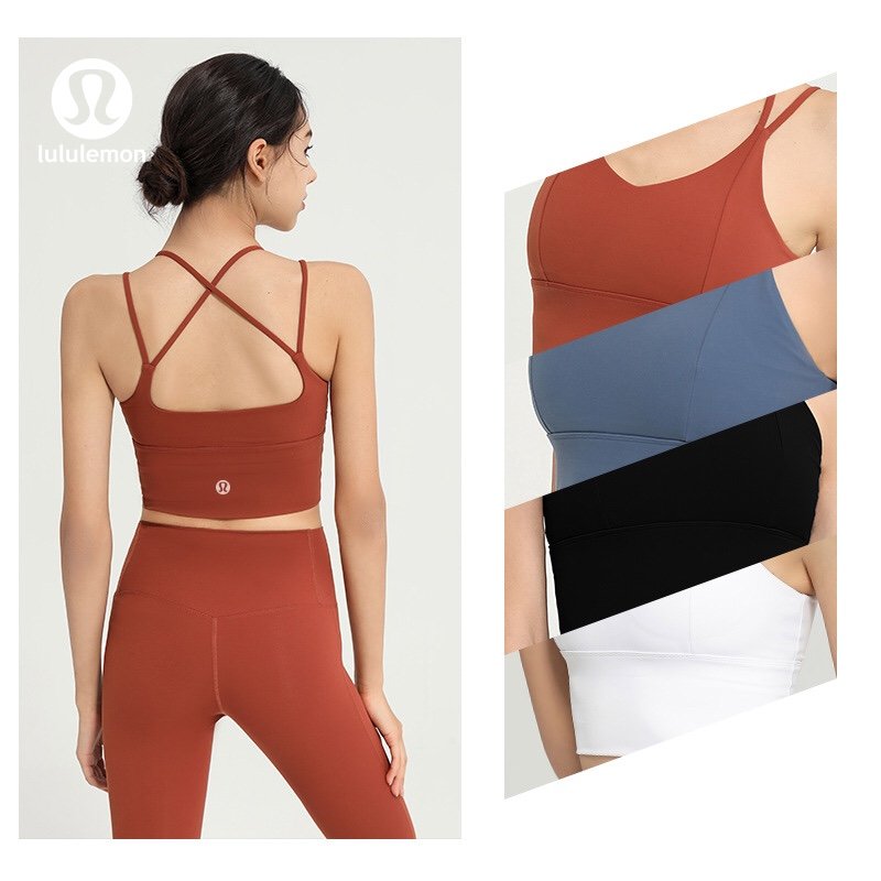 Lululemon tanque yoga azul