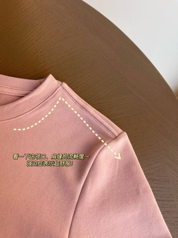 Lululemon lounge manches longues rose