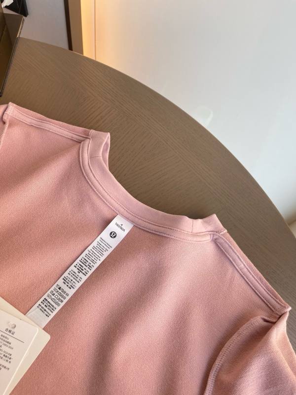 Lululemon lounge manches longues rose