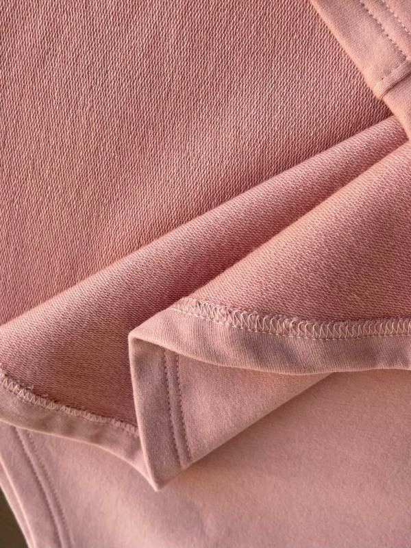 Lulu Manches longues 93 modal 7 spandex doux texture eponge tricotee fine respectueuse de la peau