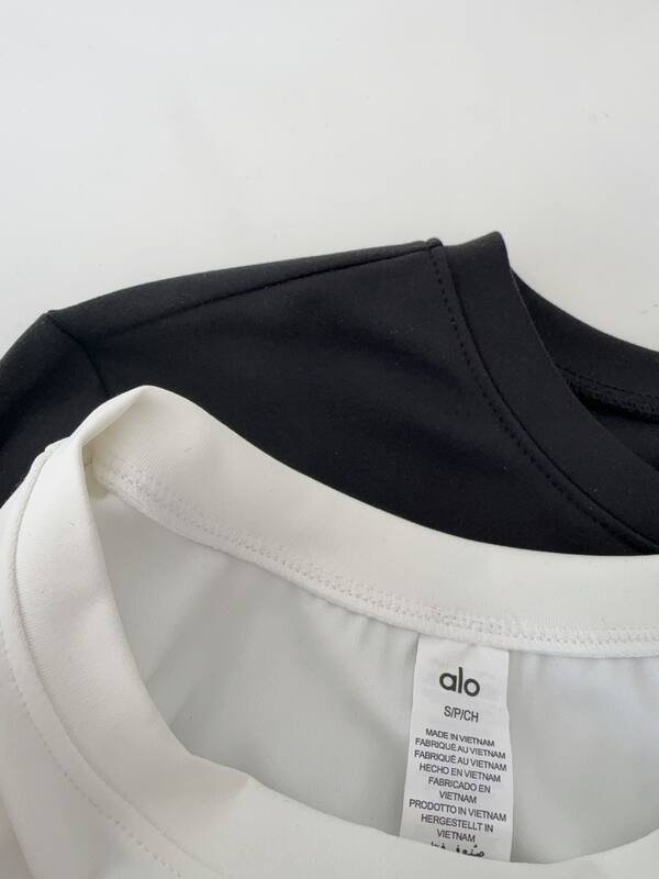 Alo studio a maniche lunghe bianco nero