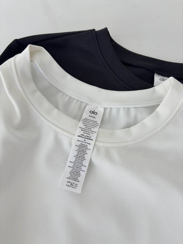 Alo studio a maniche lunghe bianco nero
