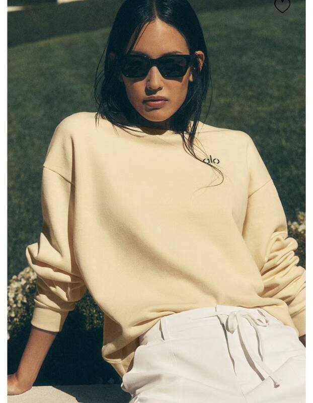 Alo long sleeve lounge black