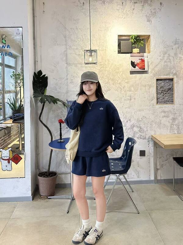 Pantaloncini Alo lounge blu navy