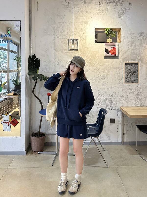 Pantaloncini Alo lounge blu navy