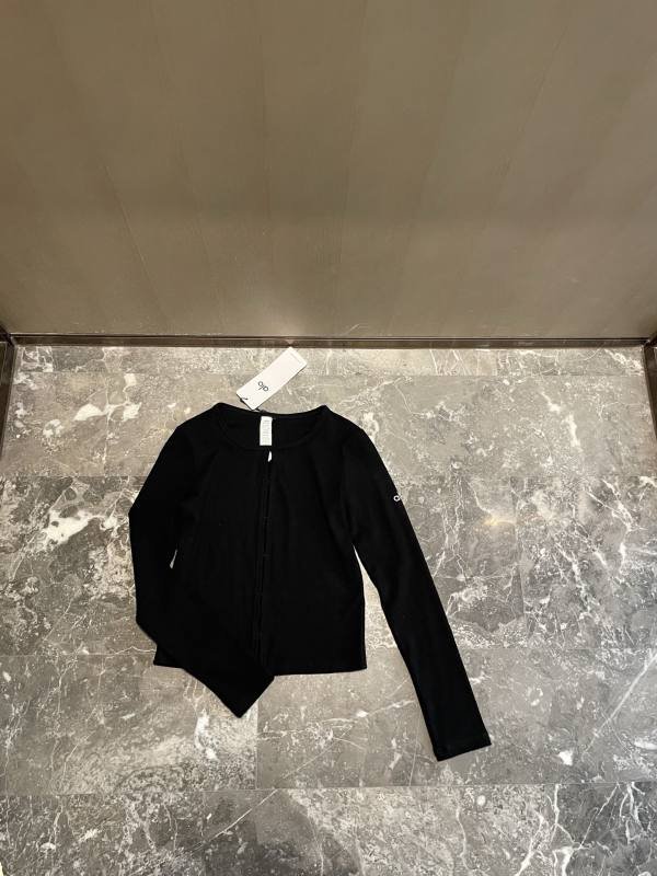 Alo long sleeve studio yellow and black