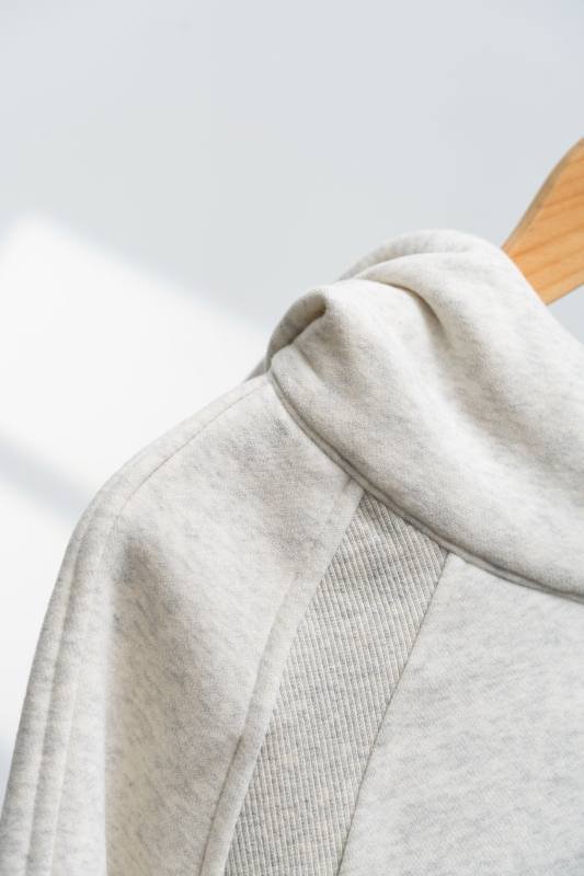 Lululemon Scuba veste lounge gris clair chine