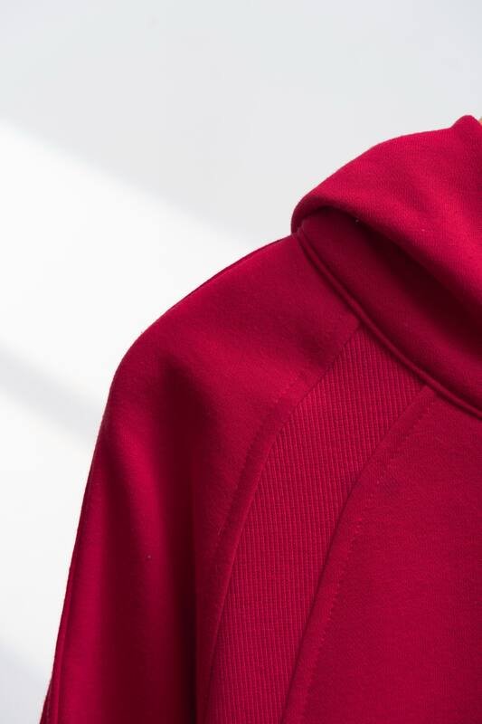 Lululemon Scuba jaqueta lounge vermelho