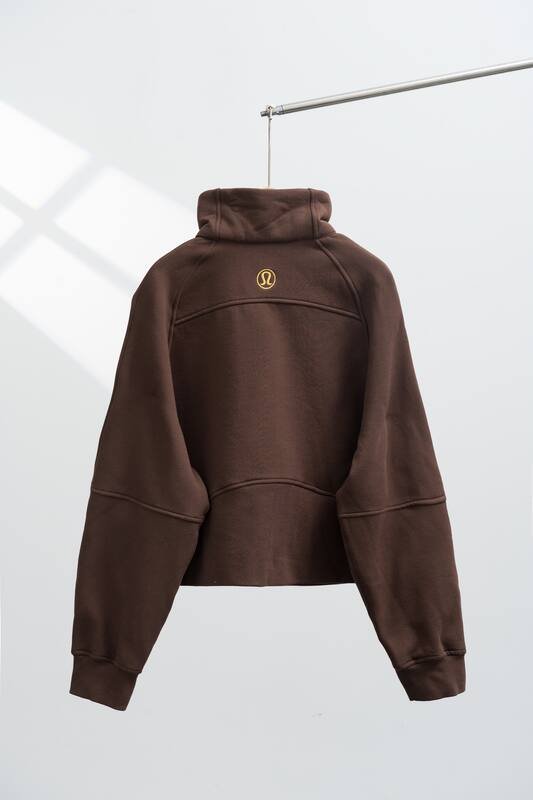 Lululemon Giacca scuba lounge marrone
