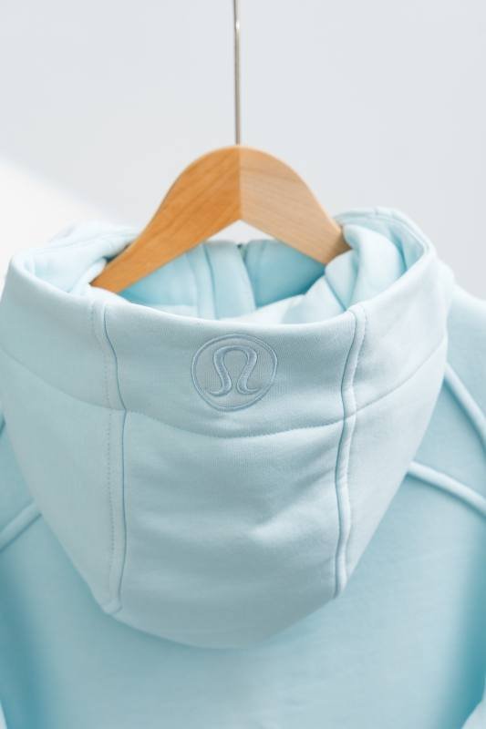 Lululemon Scuba jaqueta lounge azul claro