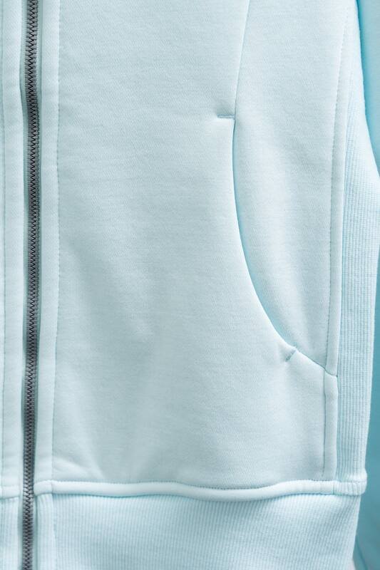 Lululemon Scuba jaqueta lounge azul claro