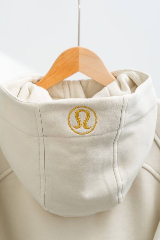 Lululemon Giacca scuba lounge cream