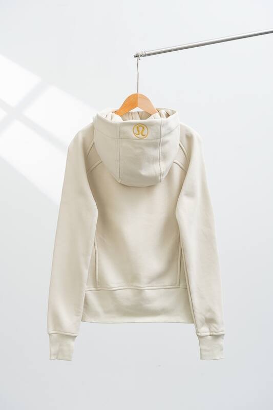 Lululemon Giacca scuba lounge cream