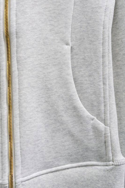 Lululemon Scuba jaqueta lounge cinza claro