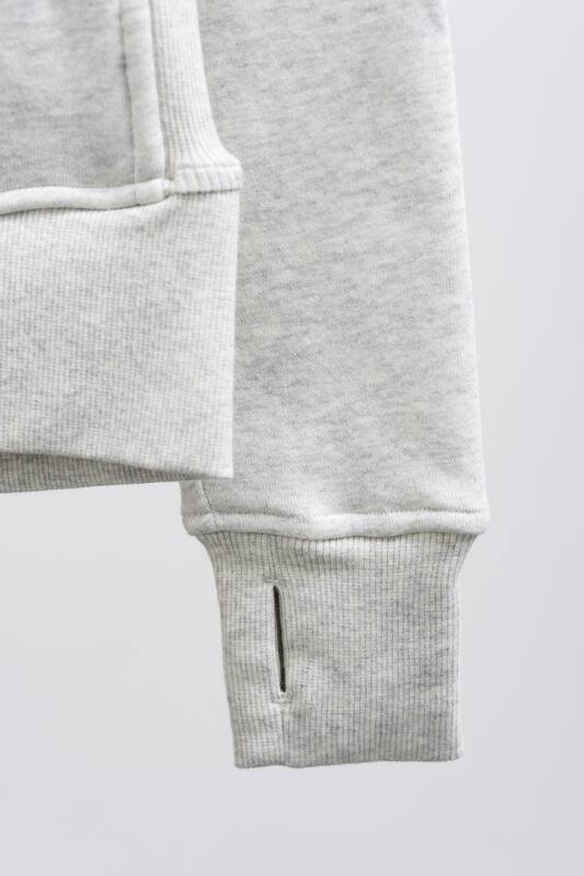 Lululemon Scuba jaqueta lounge cinza claro