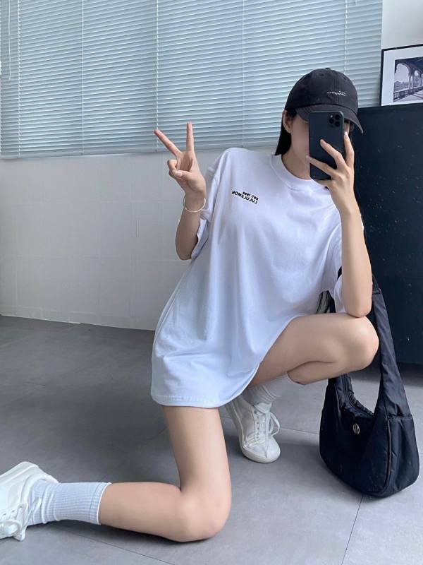 Lululemon t-shirt lounge blanc